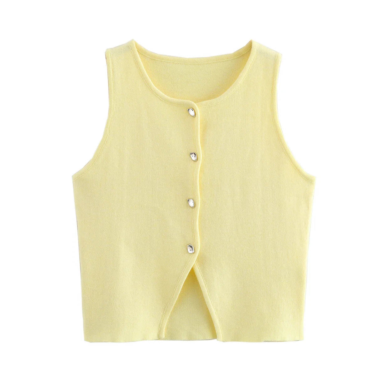 Chic Knit Sleeveless Vest Top