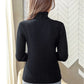 Turtleneck Winter Sweater Women Elegant Thicken Velvet Lined Warm Sueter Knitted Pullover Slim Tops Jersey Knitwear Jumper New