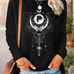 Women’s Cotton Printed Long‑Sleeve Top