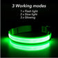 USB Rechargeable Luminous Collar Adjustable Led Glowing Dog Collar for Large Small Dogs Cat Night Light Collar Pet Safety Harnes