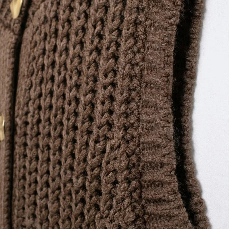 Cozy Knit Sleeveless Vest Top