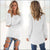 Women Warm Solid‑Color O‑Neck Loose Knit Sweater