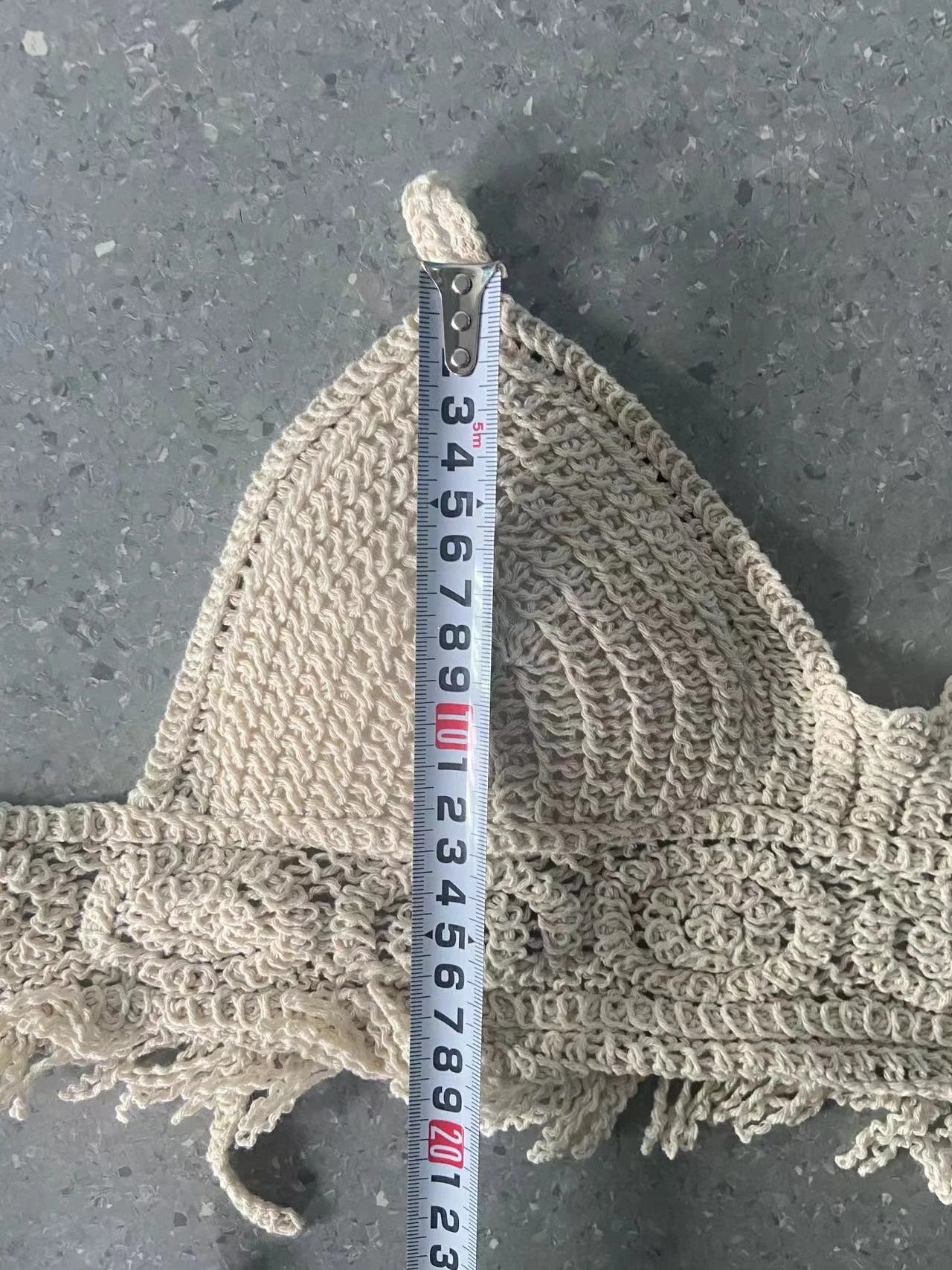 Boho Fringe Halter Crop Top