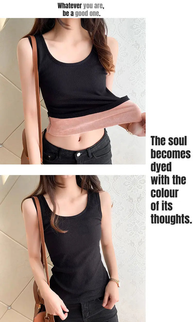 Winter Warm Velvet Thermal Vest