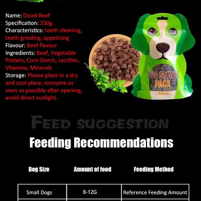Dog Snacks Beef Particles Appetising Digesting