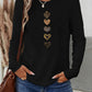 Women’s Cotton Printed Long‑Sleeve Top