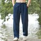 Men’s Cotton‑Linen Beach Pants