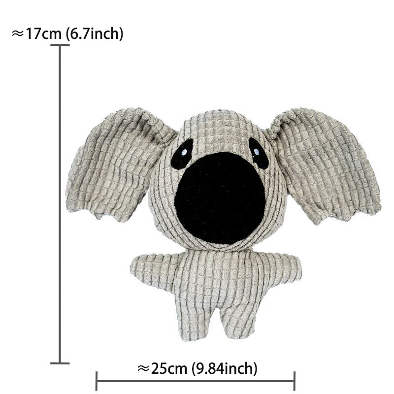 Cute Dog Plush Toys Teething