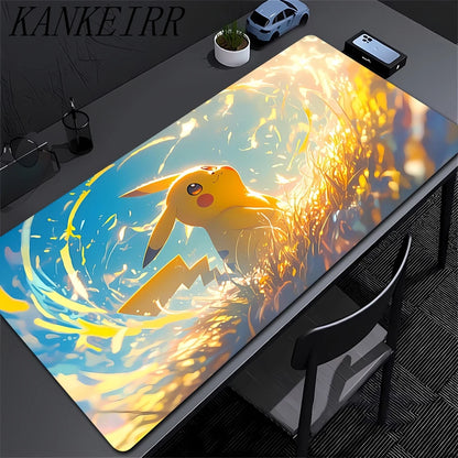 Pikachu Mouse Pad - Large Rubber Gaming Desk Mat