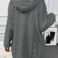 Women’s Thick Plush Hooded Cardigan