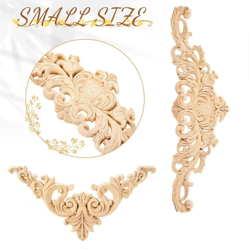 Decorative Wood Appliques and Onlays Natural