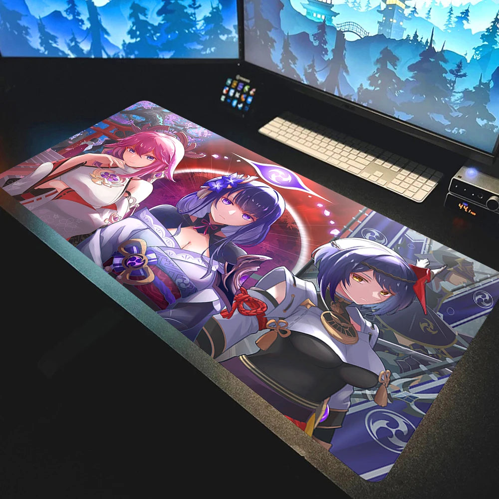 Genshin Impact Anime Mouse Pad - XXL Gaming Mat