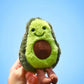 A cute avocado pet plush