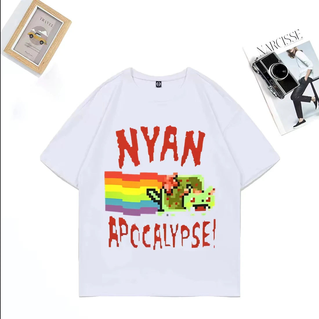 Women Cotton Streetwear Graphic T‑Shirt