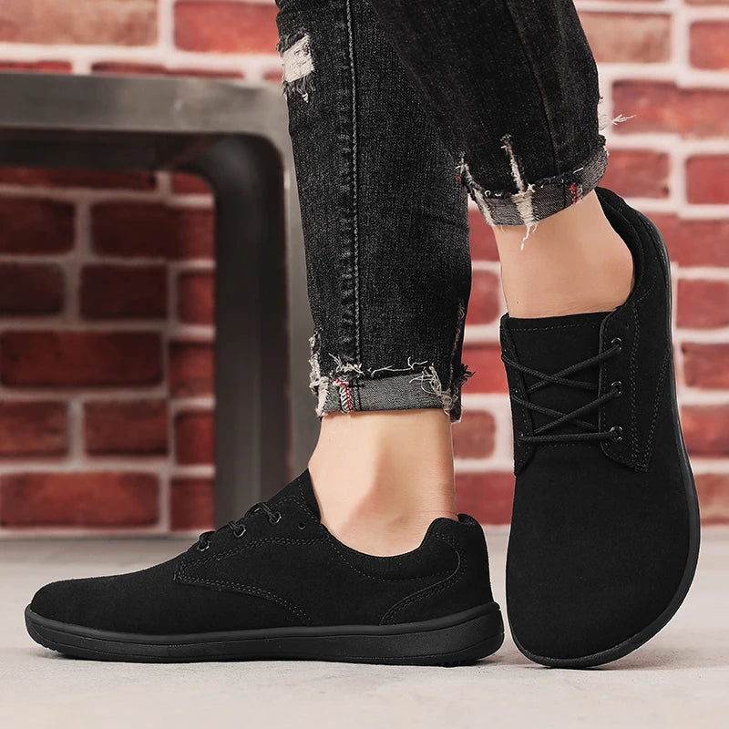 Men’s Wide‑Toe Minimalist Sneakers