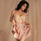 Midnight Lace Backless Nightdress