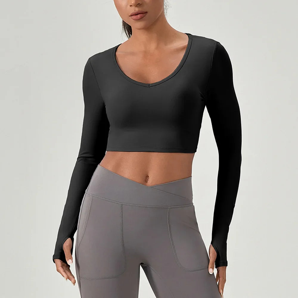 Active Form Long‑Sleeve Fitness Top