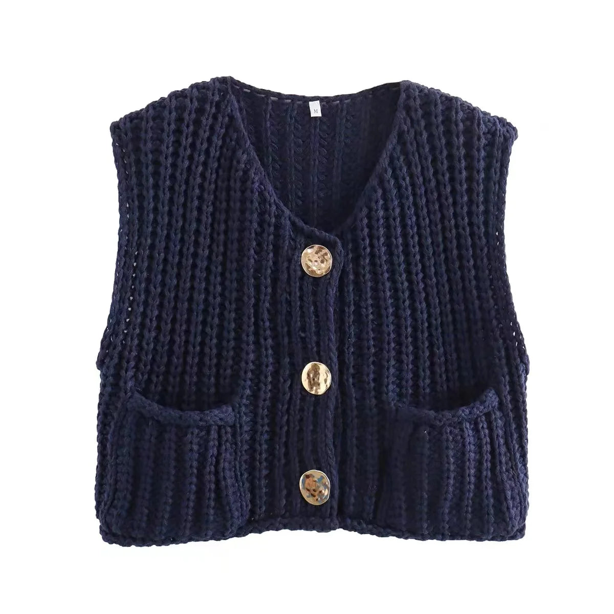 Cozy Knit Sleeveless Vest Top