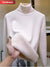 Women’s Velvet‑Lined Thick Turtleneck Sweater