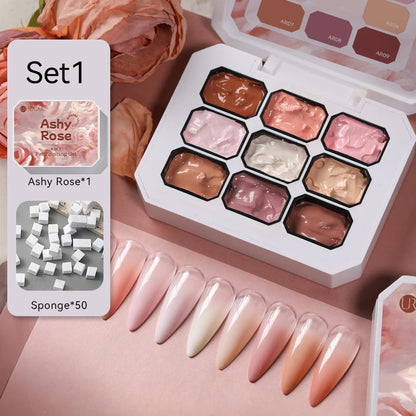UR SUGAR 9-Color Pat Painting Gel Palette