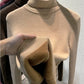 Women’s Velvet‑Lined Thick Turtleneck Sweater