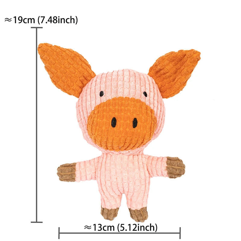 Cute Dog Plush Toys Teething