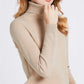 Women’s Velvet‑Lined Thick Turtleneck Sweater