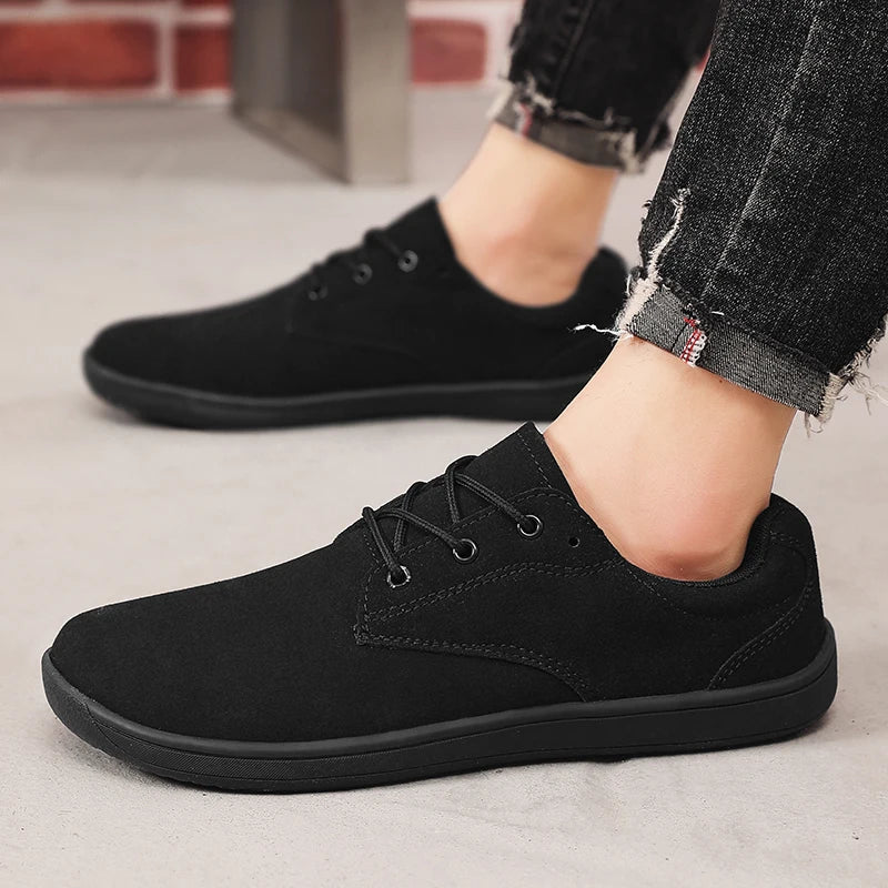 Men’s Wide‑Toe Minimalist Sneakers