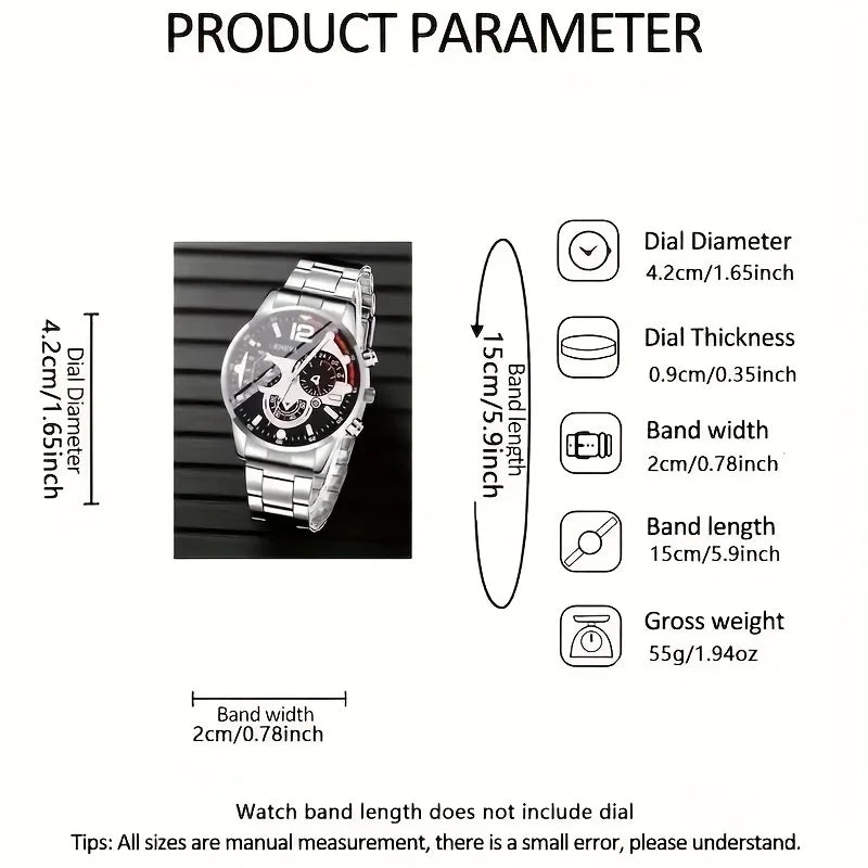 The RUNERR 4-Piece Fashion & Sports Quartz Watch Set