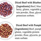 Diced Beef Dog Treats for Small,