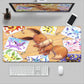 Kawaii Eevees Mouse Pad - Pokémon Office Gaming Desk Mat