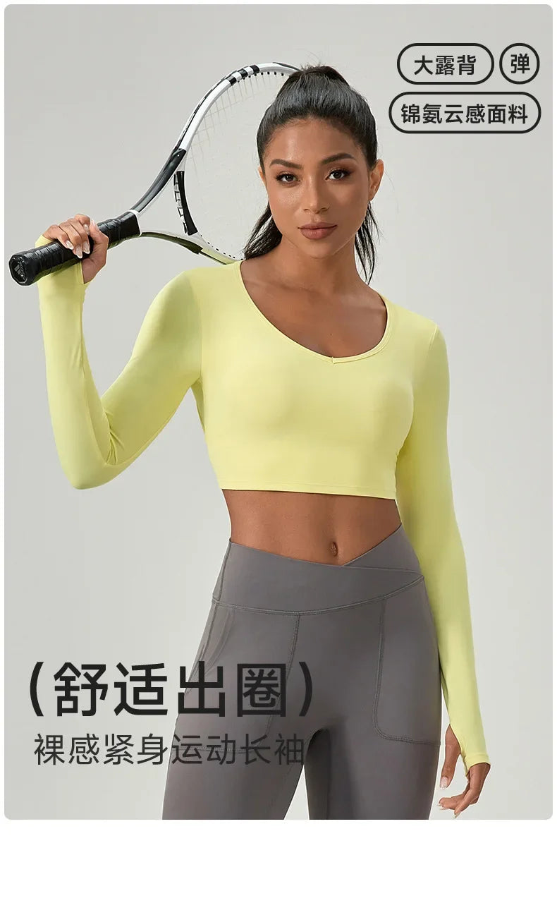 Active Form Long‑Sleeve Fitness Top