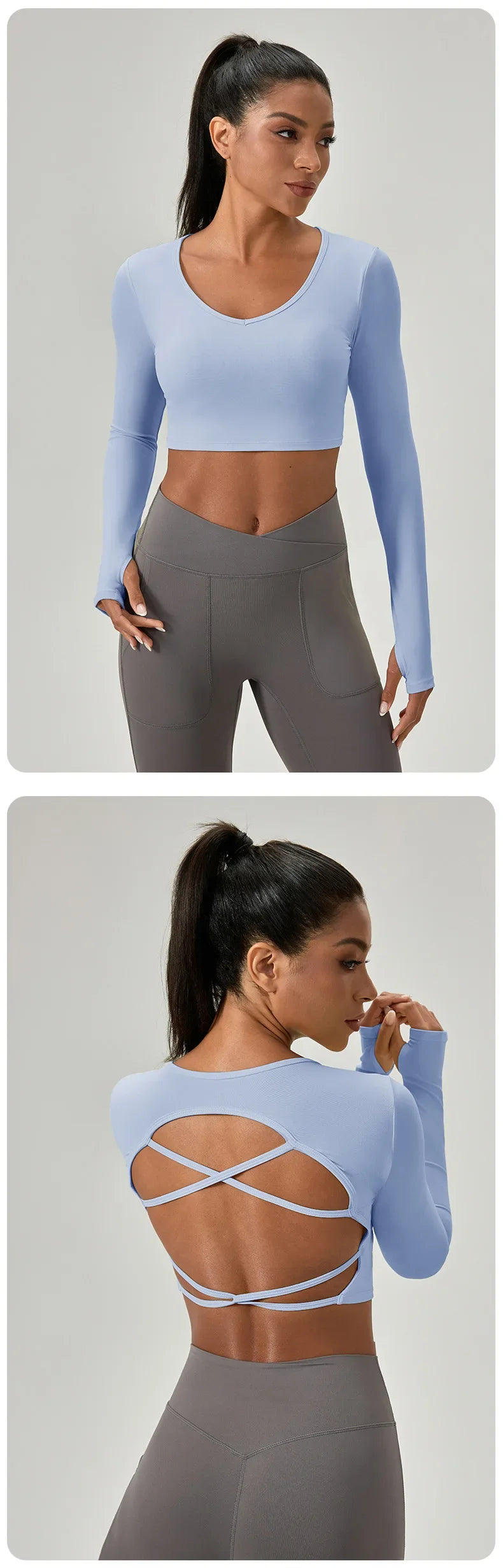 Active Form Long‑Sleeve Fitness Top