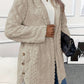 Women’s Thick Plush Hooded Cardigan