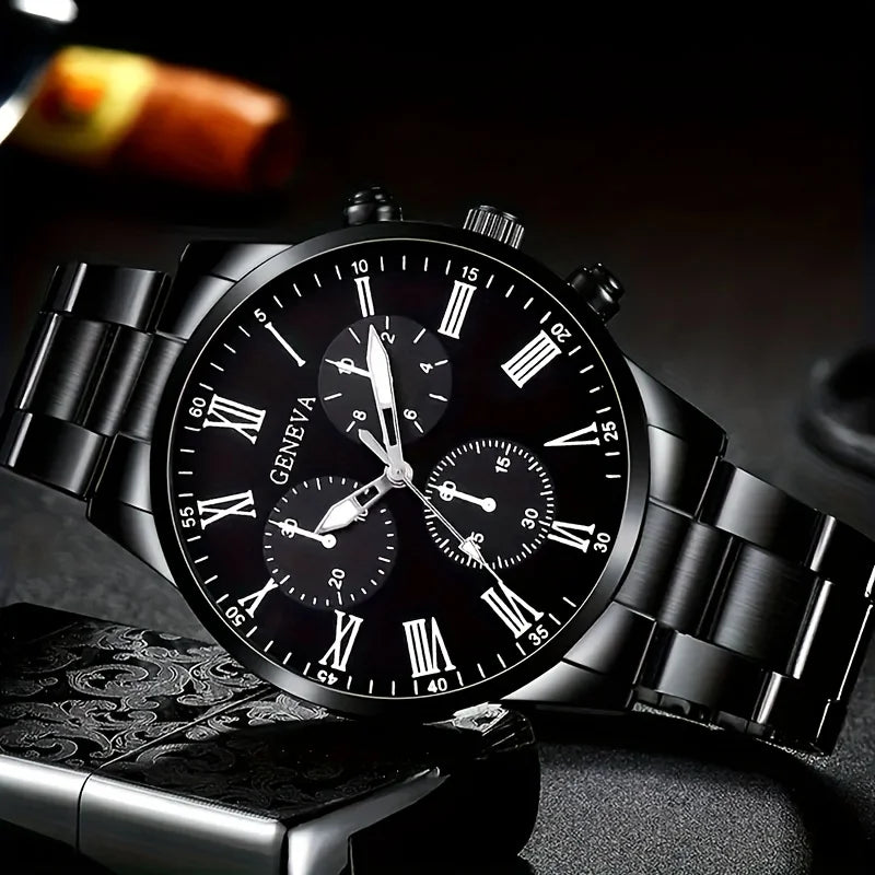 The RUNERR 4-Piece Fashion & Sports Quartz Watch Set