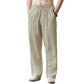 Men’s Cotton‑Linen Beach Pants