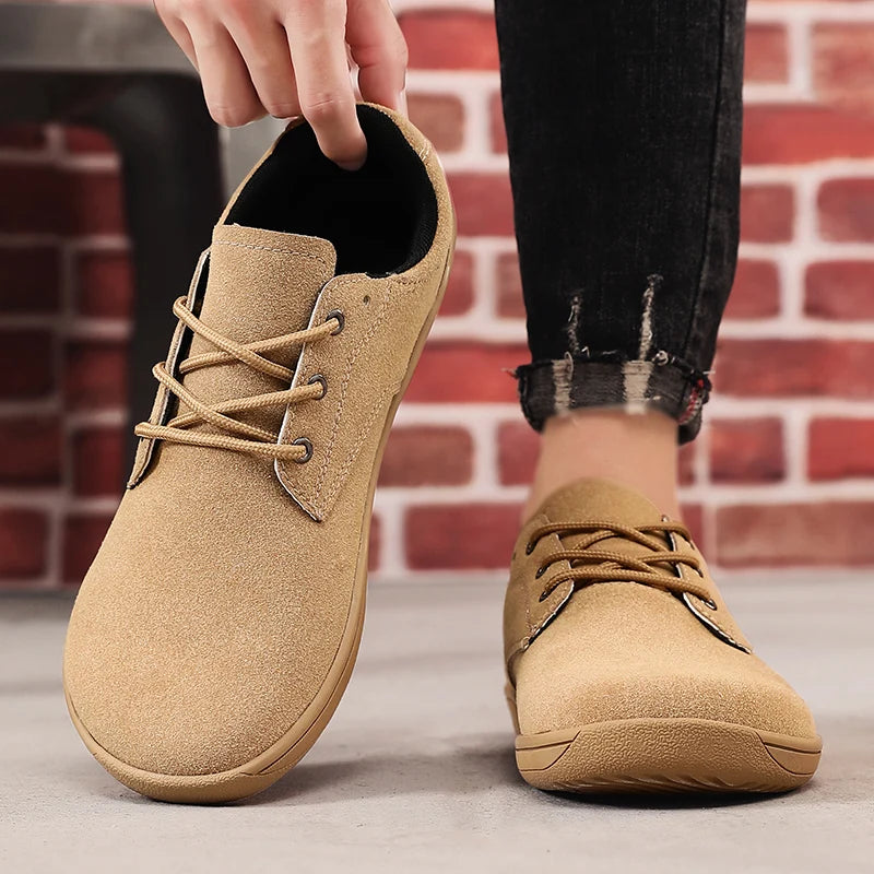 Men’s Wide‑Toe Minimalist Sneakers