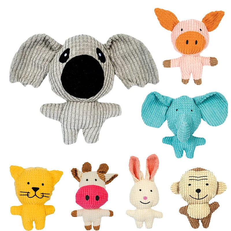 Cute Dog Plush Toys Teething