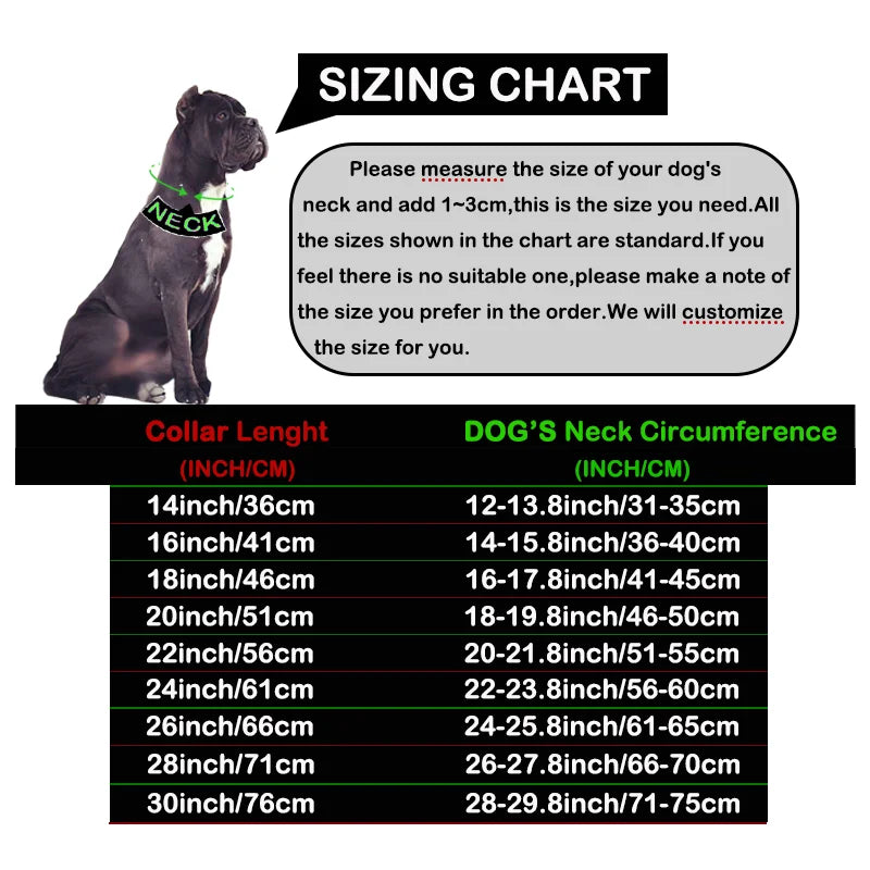 32mm Metal Pet Choker Large Dog Collar Gold Silver Stainless Steel Chain Dog Accessories for Cane Corso Labrador Rottweiler