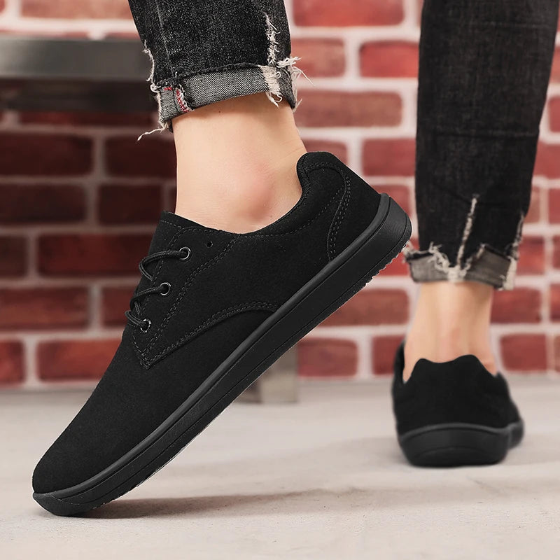 Men’s Wide‑Toe Minimalist Sneakers