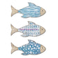 Coastal Wooden Fish Wall Decors Set