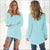Women Warm Solid‑Color O‑Neck Loose Knit Sweater