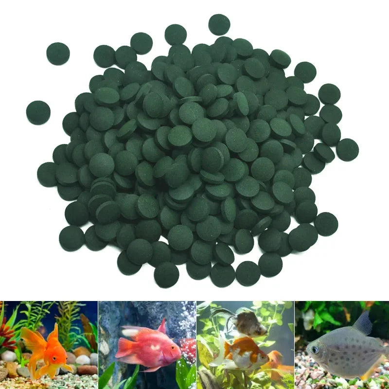 100pcs Spirulina Tablets Enrichment Favorite Pet