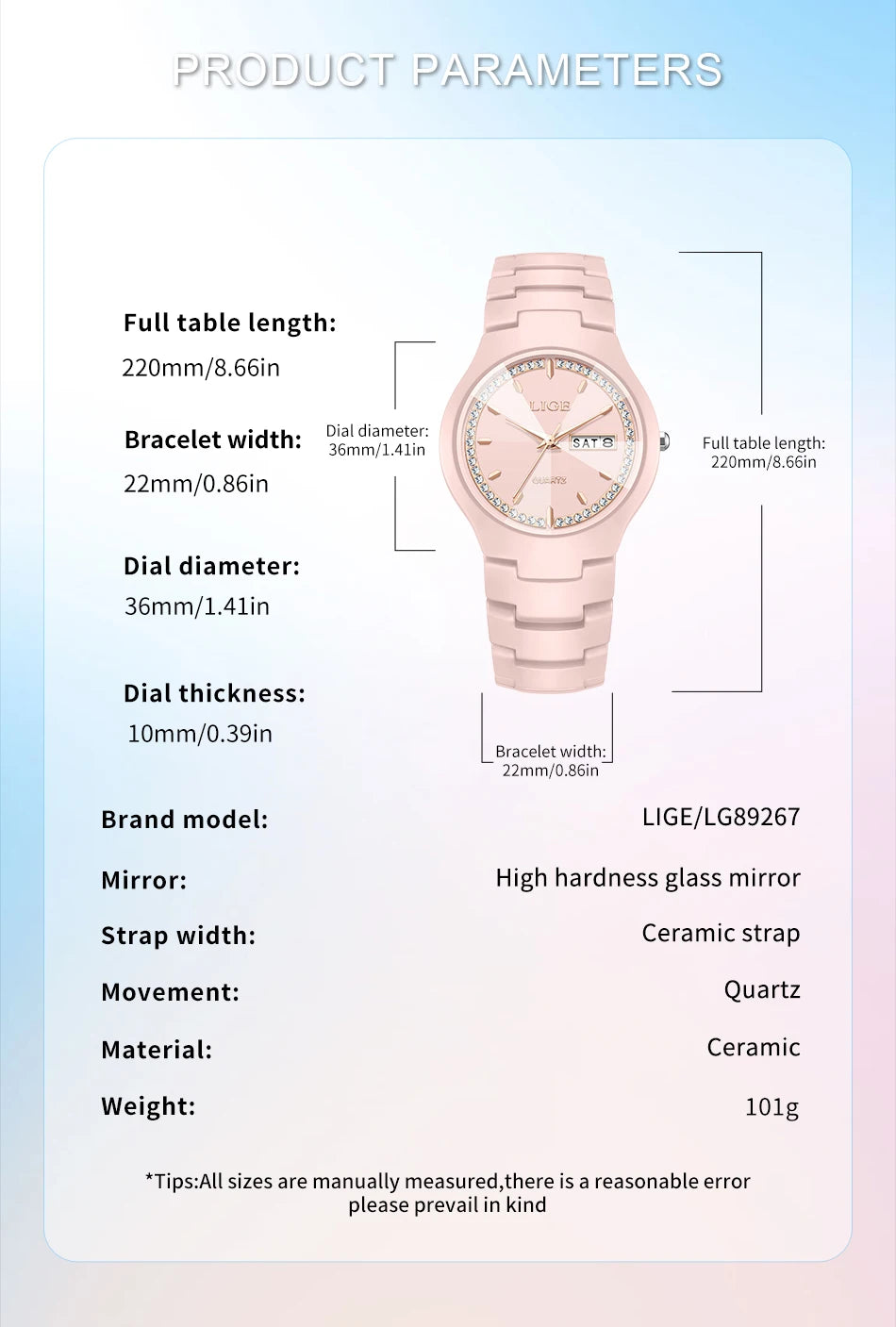 The Stella Ceramic Timepiece