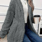 Women’s Thick Plush Hooded Cardigan