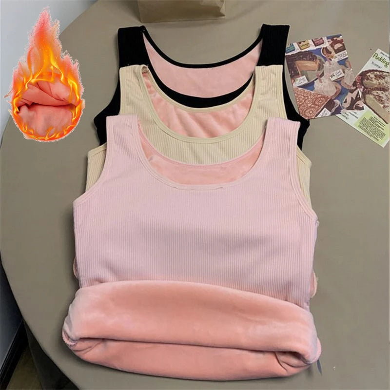 Winter Warm Velvet Thermal Vest
