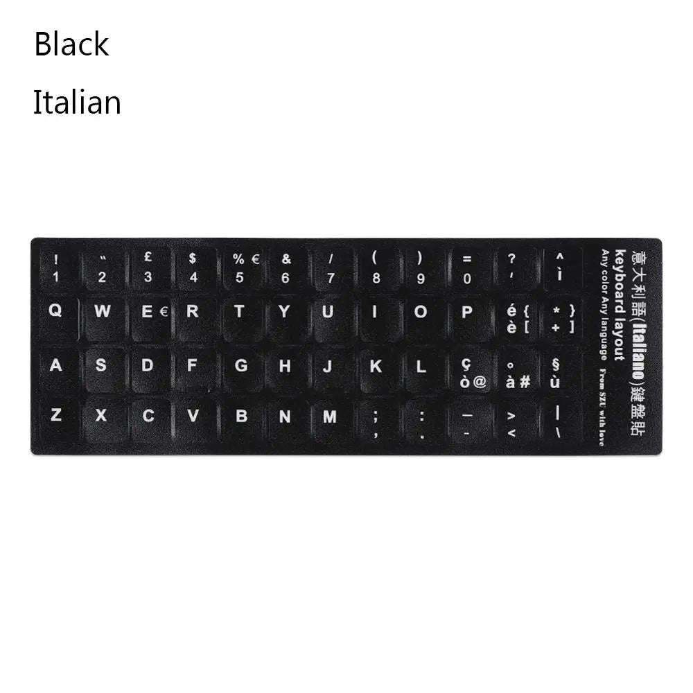 "Laptop Keyboard Sticker Protective Film - Multi-Language"