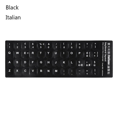 "Laptop Keyboard Sticker Protective Film - Multi-Language"