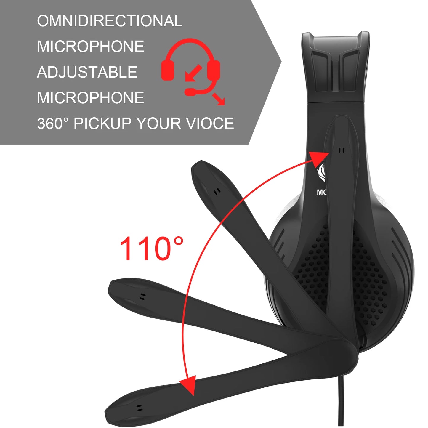 3.5mm Wired Over-Ear Headphones