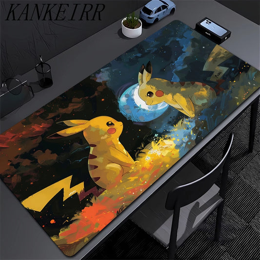 Pikachu Mouse Pad - Large Rubber Gaming Desk Mat